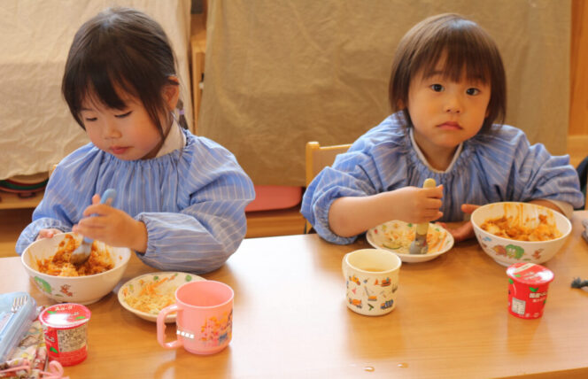 今日の給食（第２すずかきしおか幼稚園）