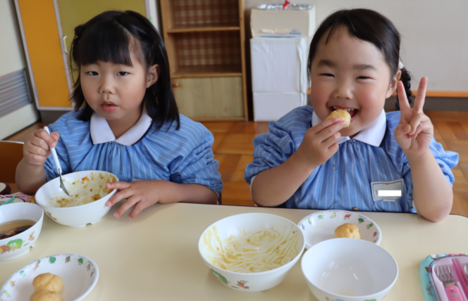 楽しい給食の時間